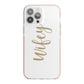 Wifey iPhone 13 Pro Max TPU Impact Case with Pink Edges