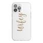 Wifey iPhone 13 Pro Max TPU Impact Case with White Edges