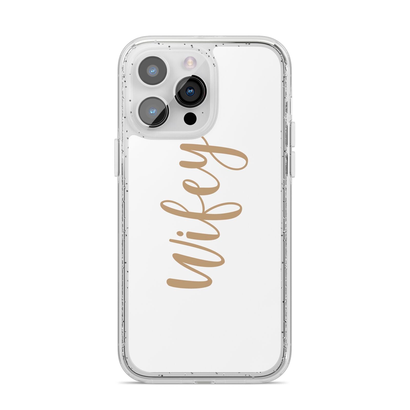 Wifey iPhone 14 Pro Max Glitter Tough Case Silver