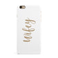 Wifey iPhone 6 Plus 3D Snap Case on Gold Phone