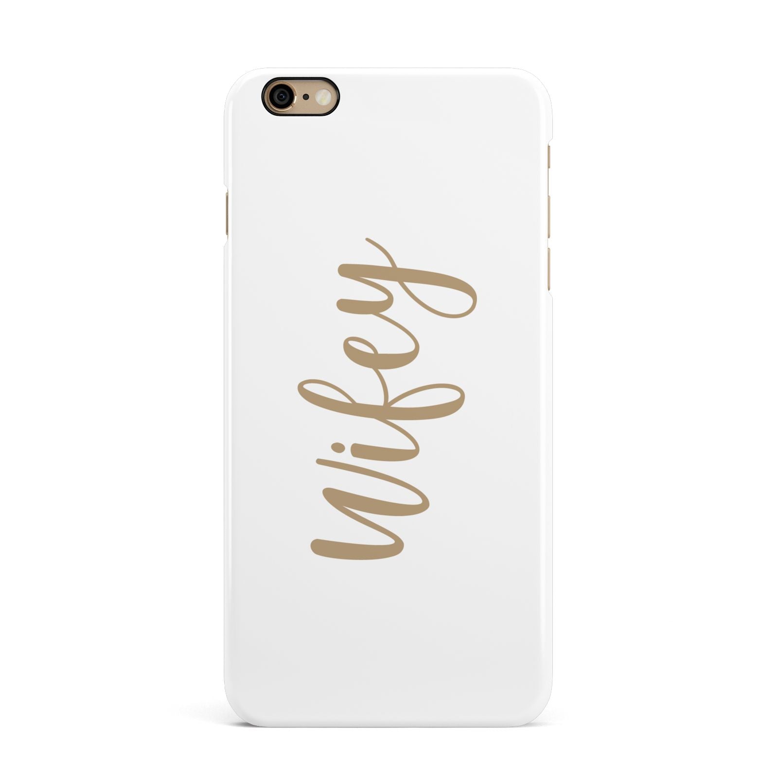 Wifey iPhone 6 Plus 3D Snap Case on Gold Phone