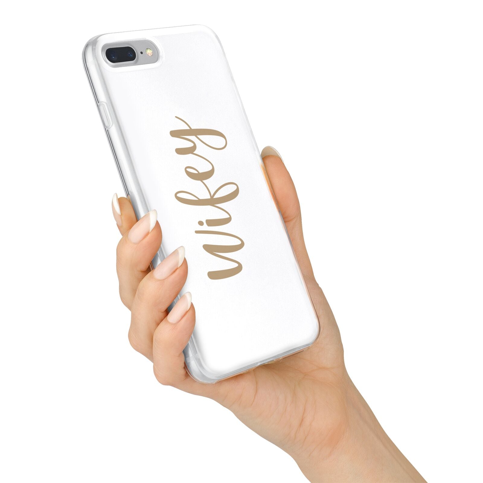 Wifey iPhone 7 Plus Bumper Case on Silver iPhone Alternative Image