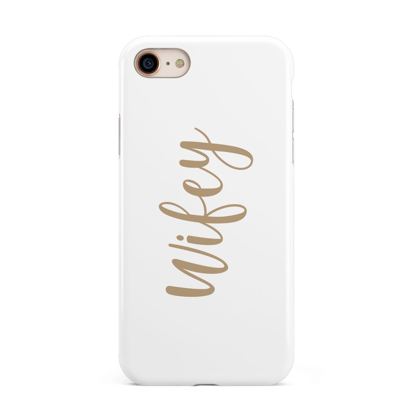 Wifey iPhone 8 3D Tough Case on Gold Phone