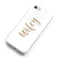 Wifey iPhone 8 Bumper Case on Silver iPhone Alternative Image