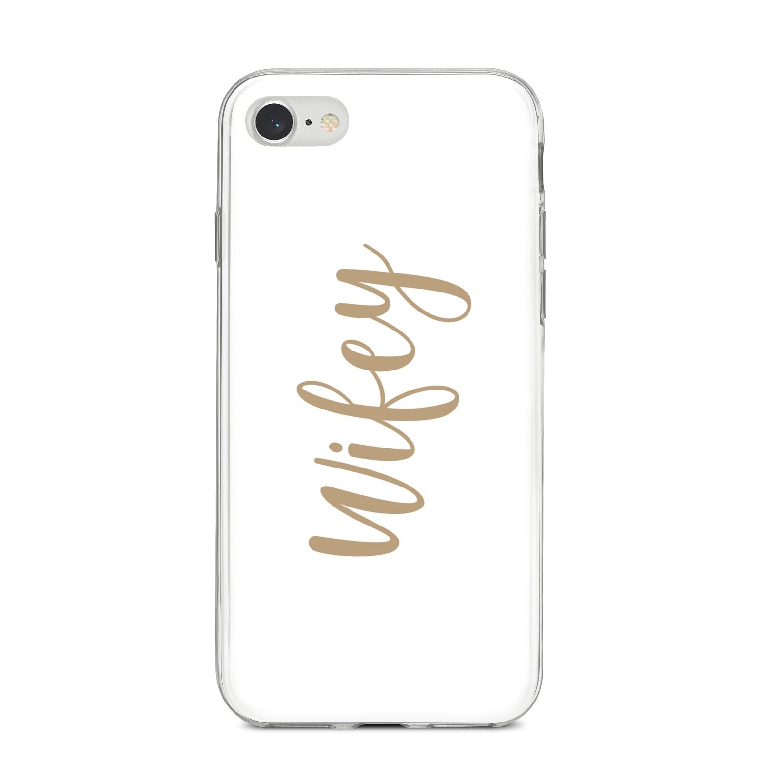 Wifey iPhone 8 Bumper Case on Silver iPhone