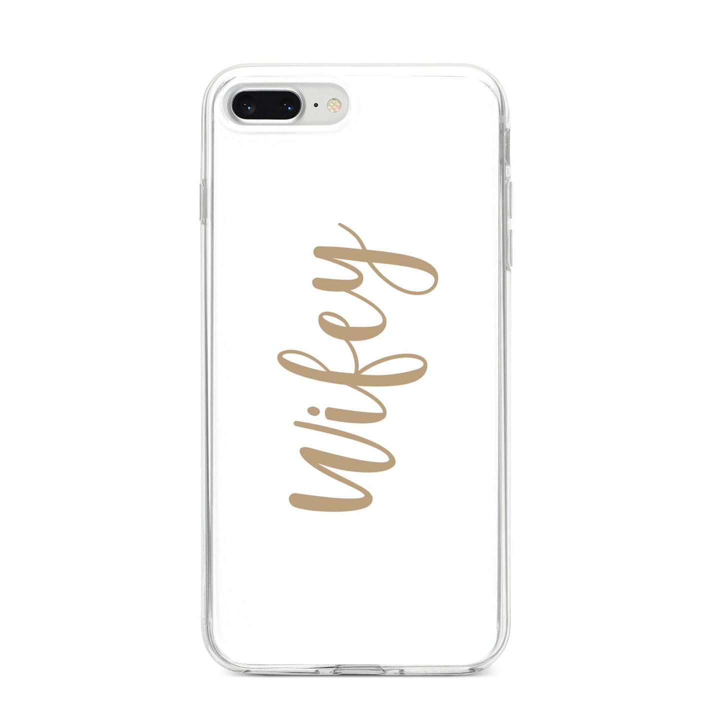 Wifey iPhone 8 Plus Bumper Case on Silver iPhone