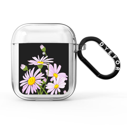 Wild Daisies AirPods Clear Case