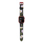 Wild Daisies Apple Watch Strap Size 38mm with Red Hardware