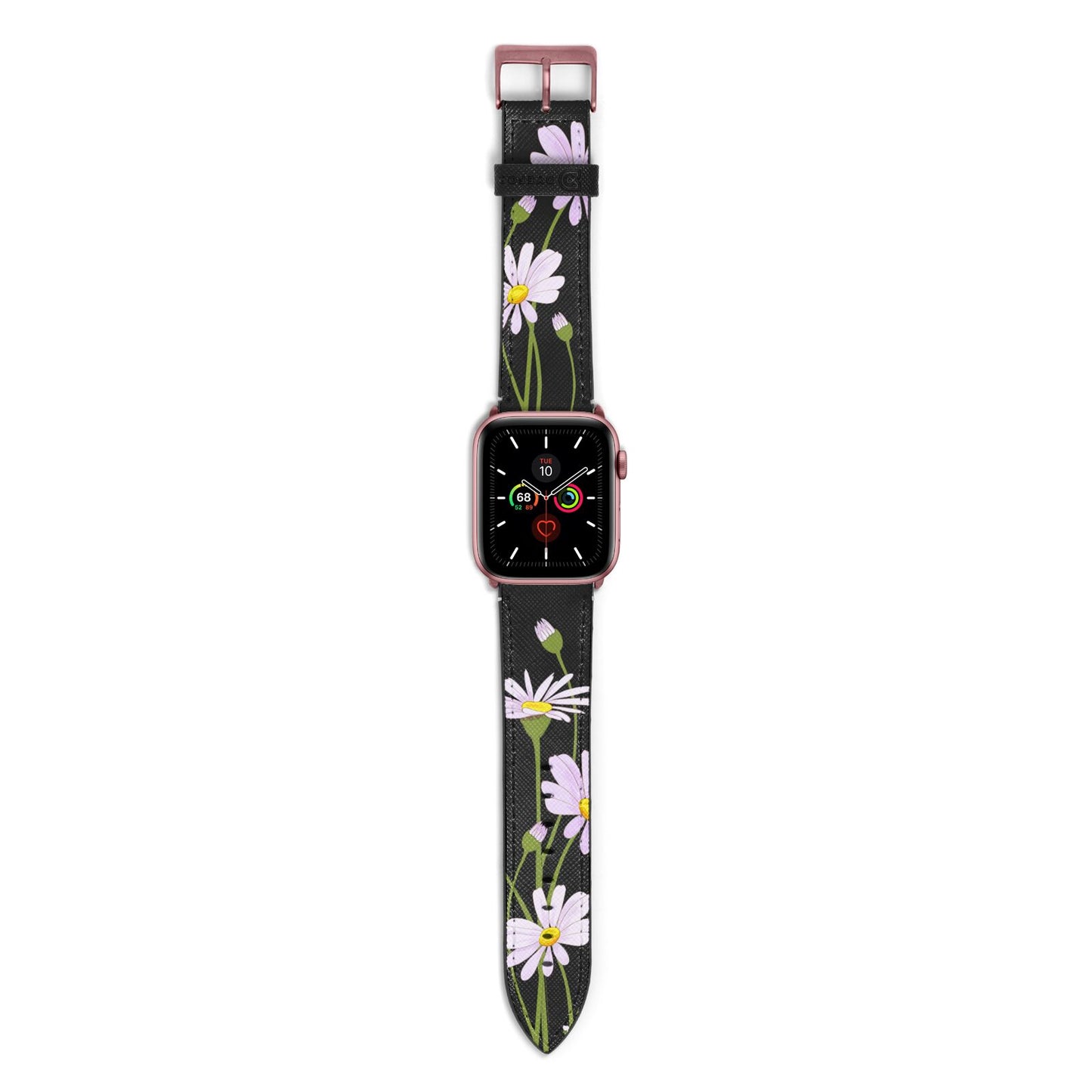 Wild Daisies Apple Watch Strap with Rose Gold Hardware