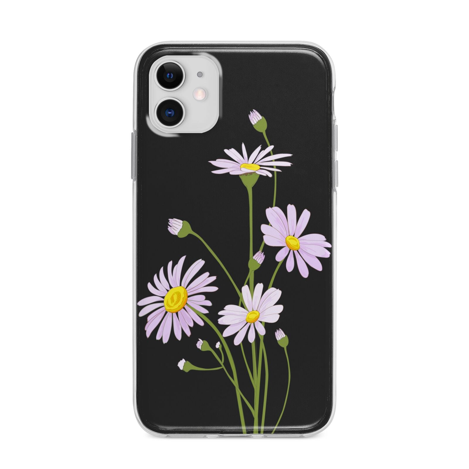 Wild Daisies Apple iPhone 11 in White with Bumper Case