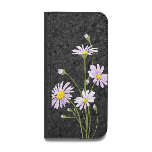 Wild Daisies Vegan Leather Flip iPhone Case