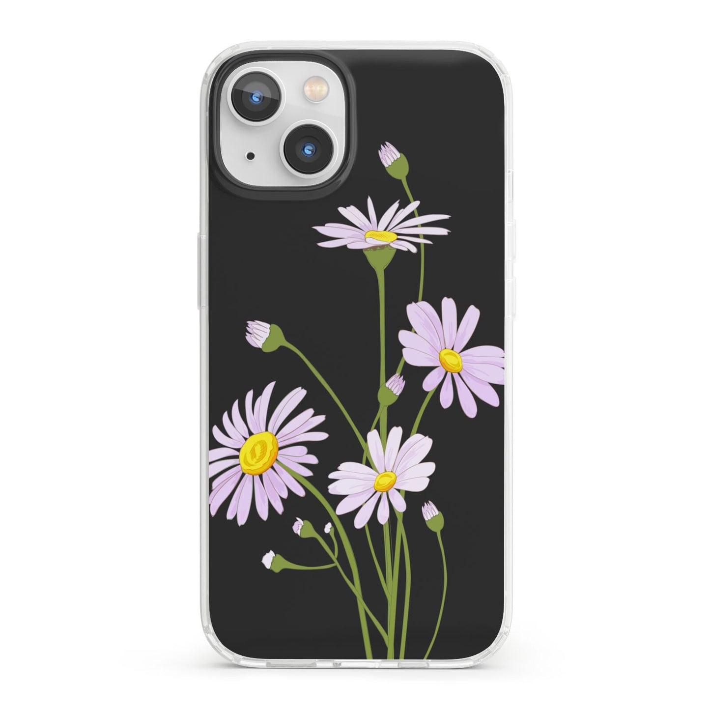 Wild Daisies iPhone 13 Clear Bumper Case