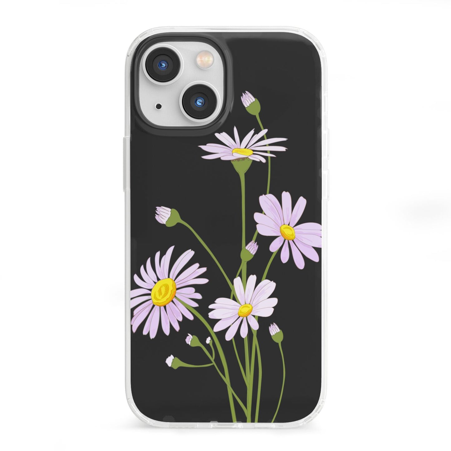 Wild Daisies iPhone 13 Mini Clear Bumper Case