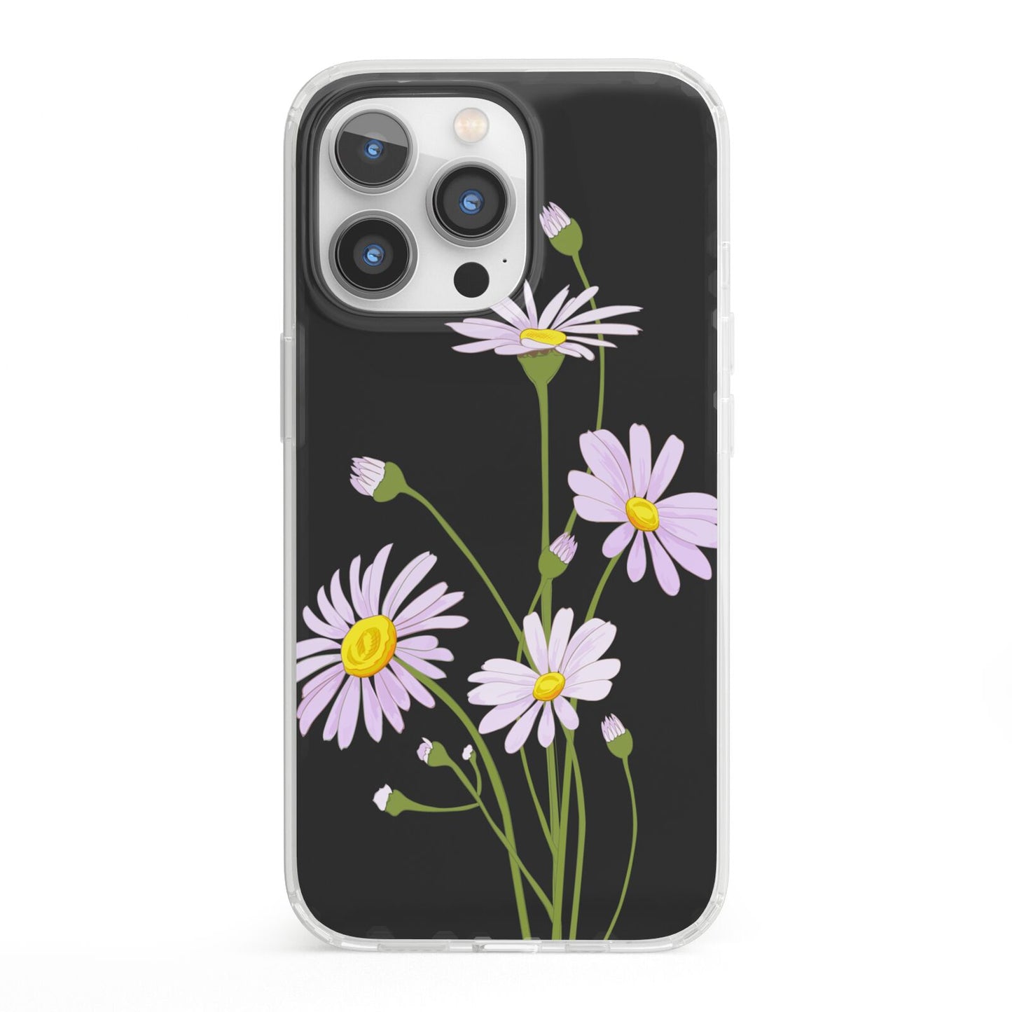 Wild Daisies iPhone 13 Pro Clear Bumper Case