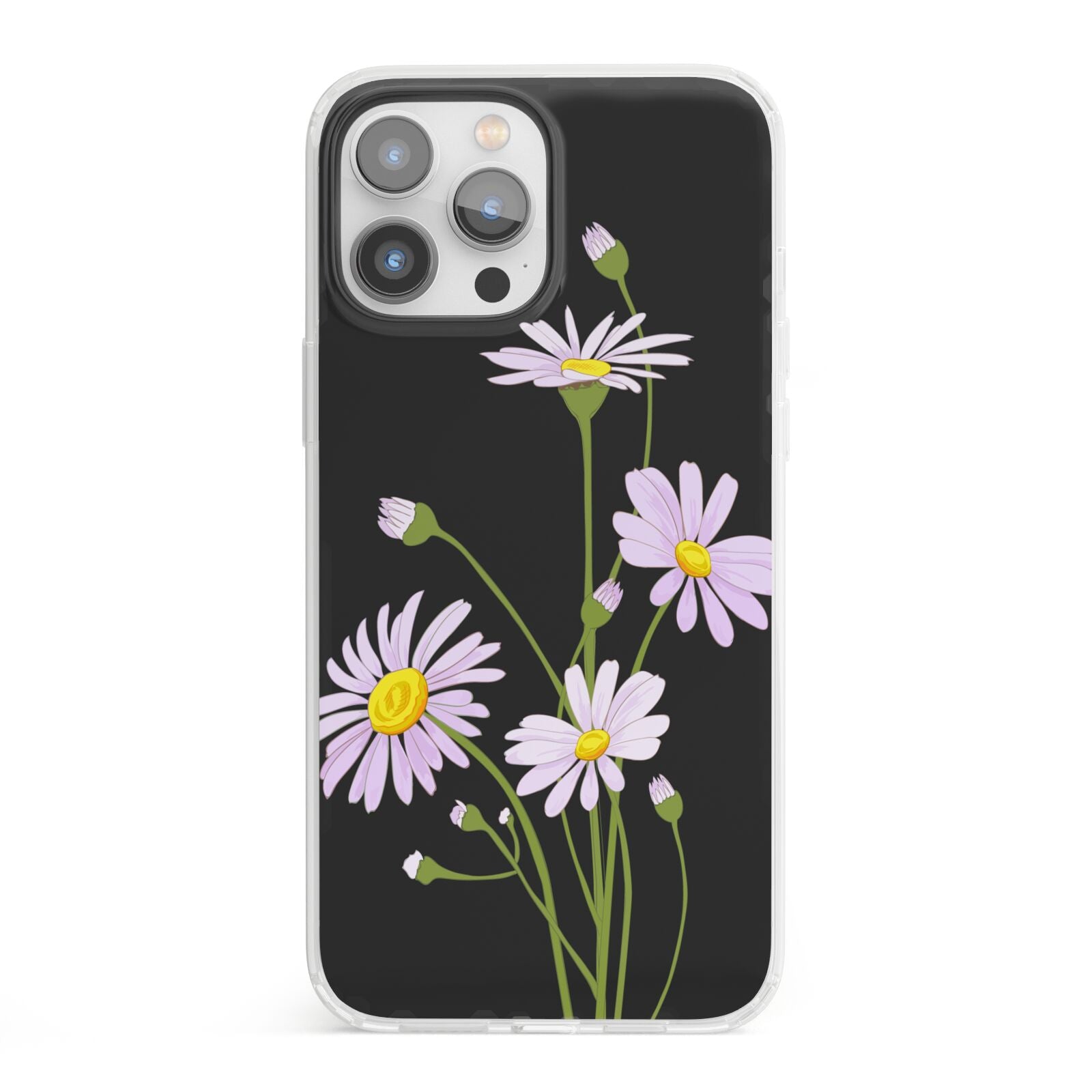 Wild Daisies iPhone 13 Pro Max Clear Bumper Case