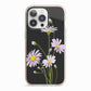 Wild Daisies iPhone 13 Pro TPU Impact Case with Pink Edges
