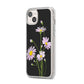 Wild Daisies iPhone 14 Plus Clear Tough Case Starlight Angled Image
