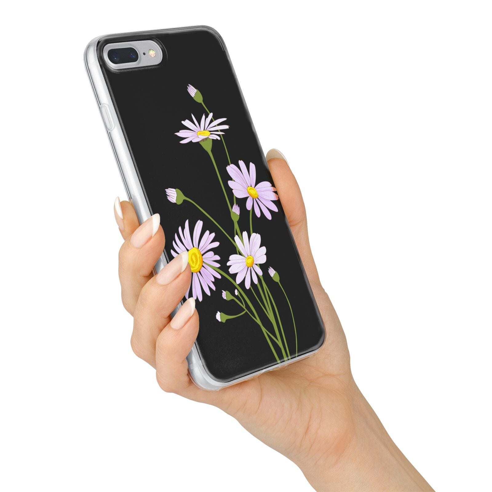 Wild Daisies iPhone 7 Plus Bumper Case on Silver iPhone Alternative Image
