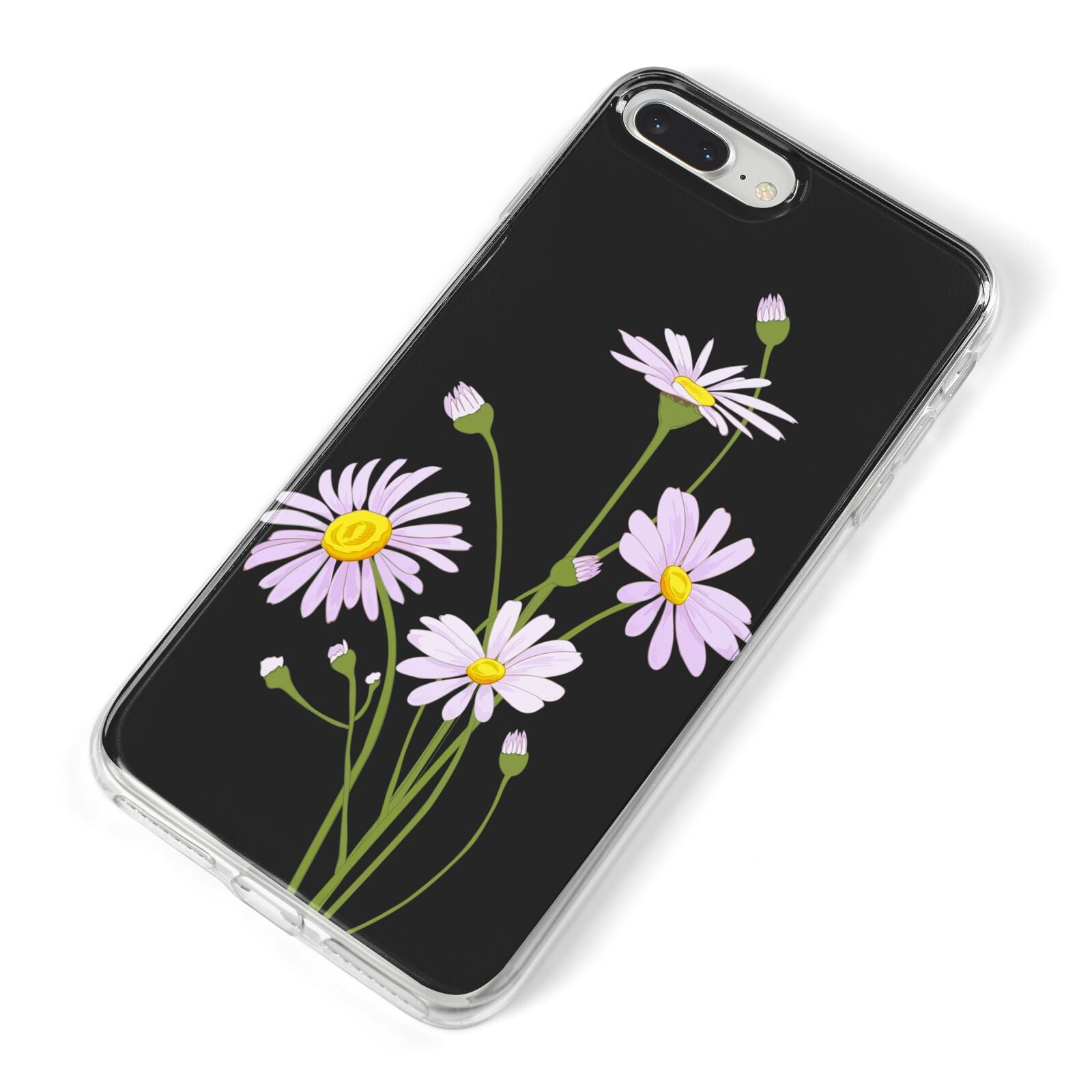 Wild Daisies iPhone 8 Plus Bumper Case on Silver iPhone Alternative Image