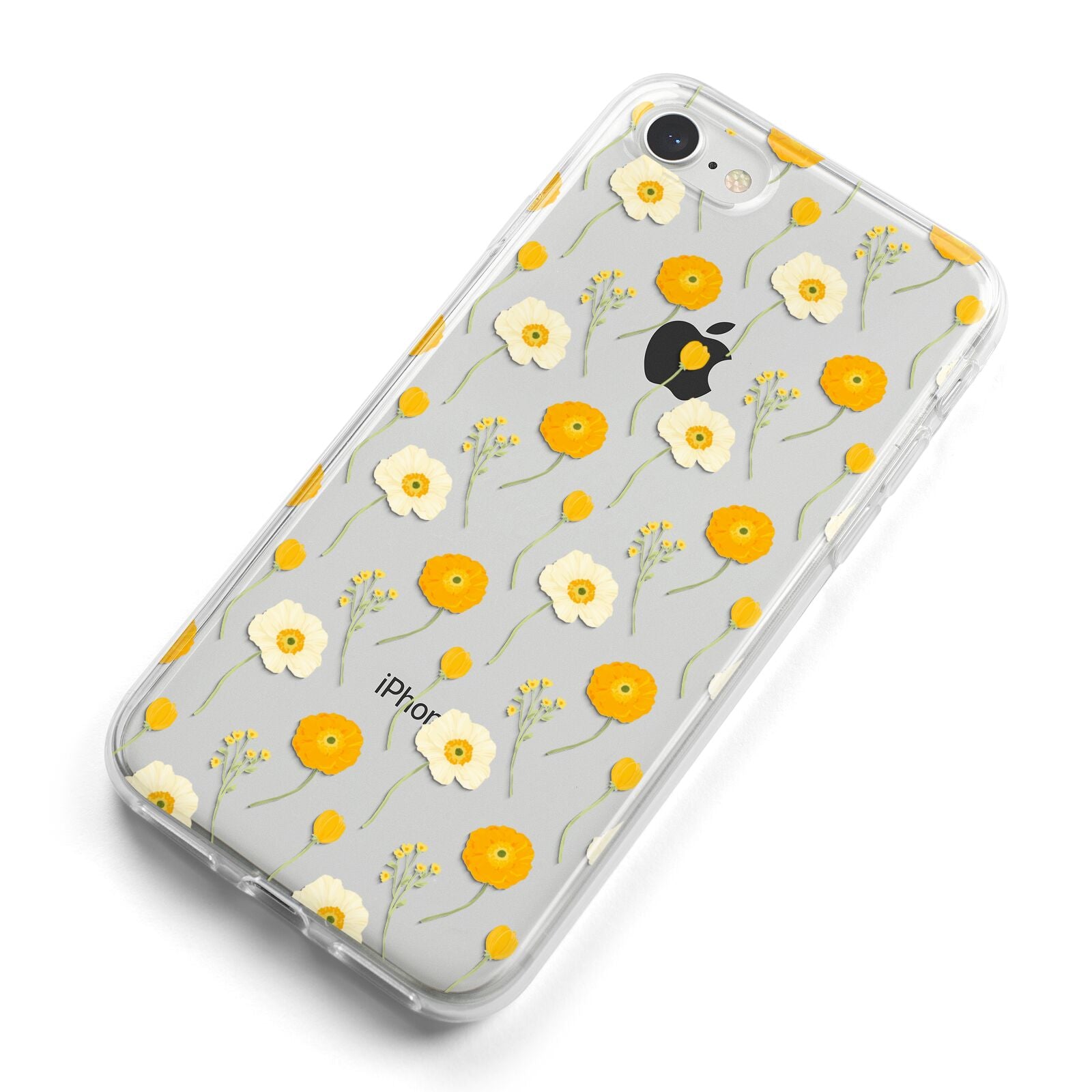 Wild Floral iPhone 8 Bumper Case on Silver iPhone Alternative Image