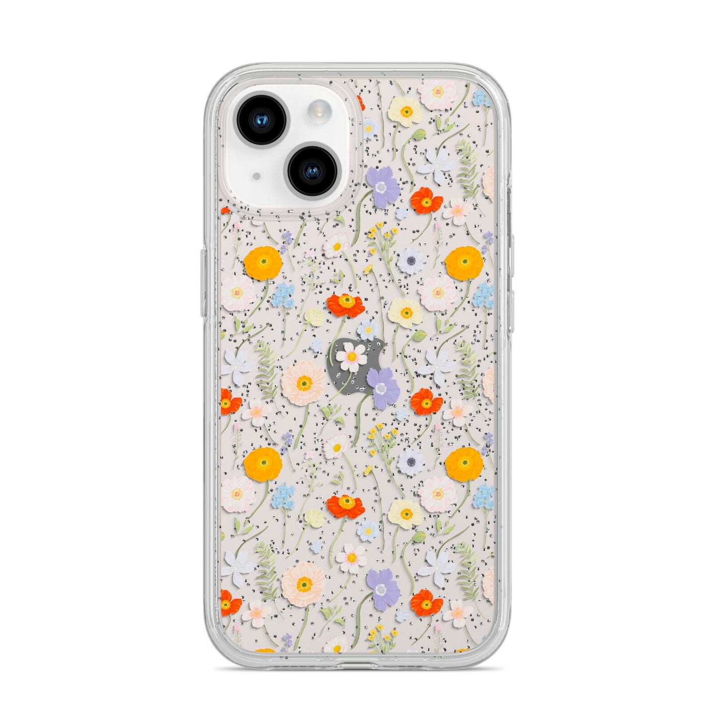 Wild Flower iPhone 14 Glitter Tough Case Starlight