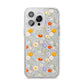 Wild Flower iPhone 14 Pro Max Glitter Tough Case Silver