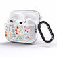 Wild Flowers AirPods Pro Clear Case Side Image