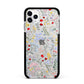Wild Flowers Apple iPhone 11 Pro Max in Silver with Black Impact Case