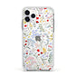 Wild Flowers Apple iPhone 11 Pro in Silver with White Impact Case