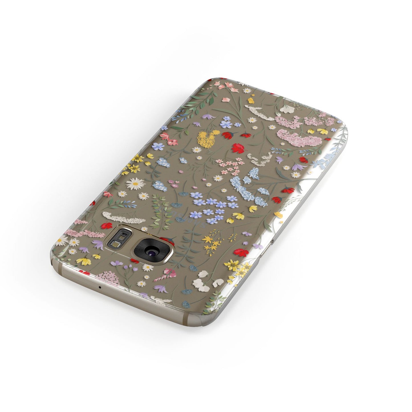 Wild Flowers Samsung Galaxy Case Front Close Up