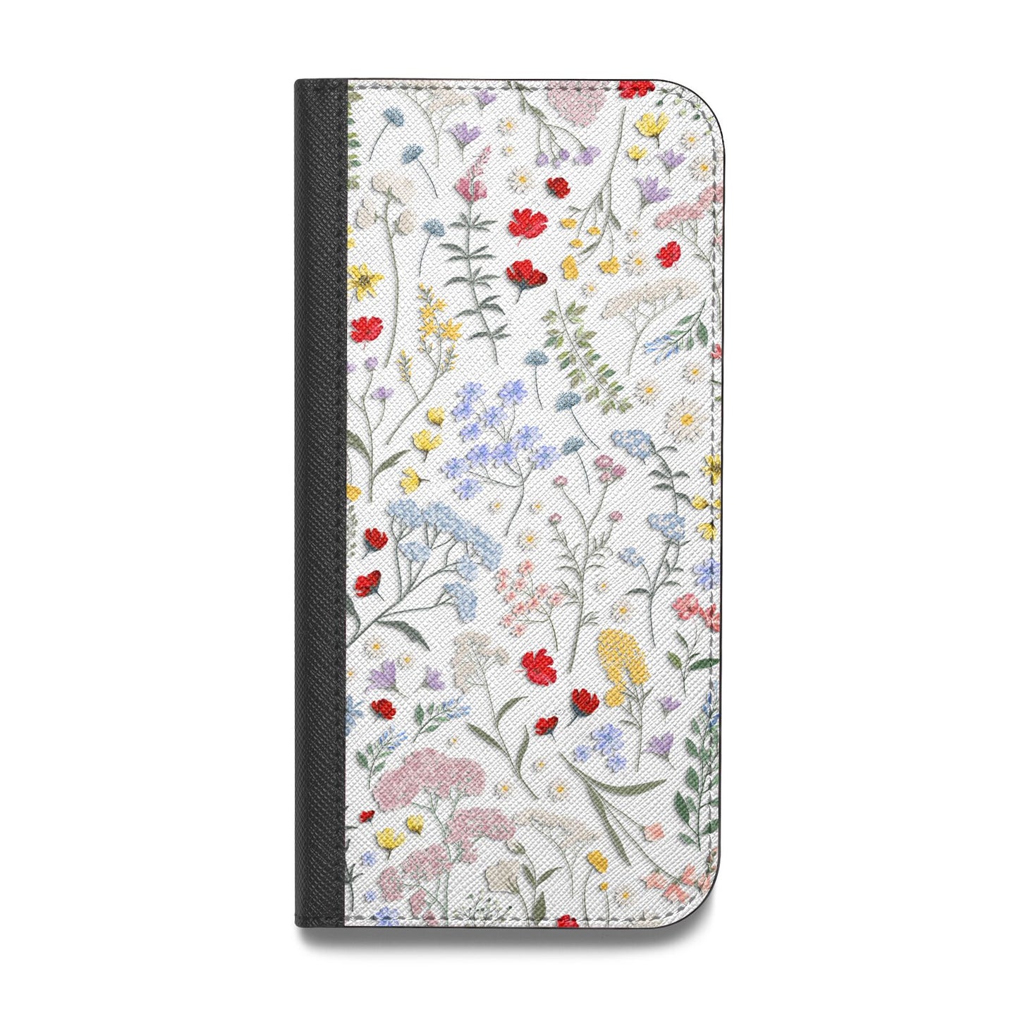 Wild Flowers Vegan Leather Flip Samsung Case