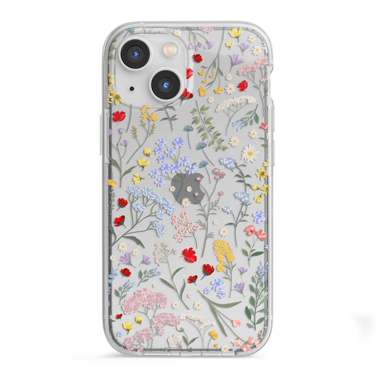 Wild Flowers iPhone 13 Mini TPU Impact Case with White Edges