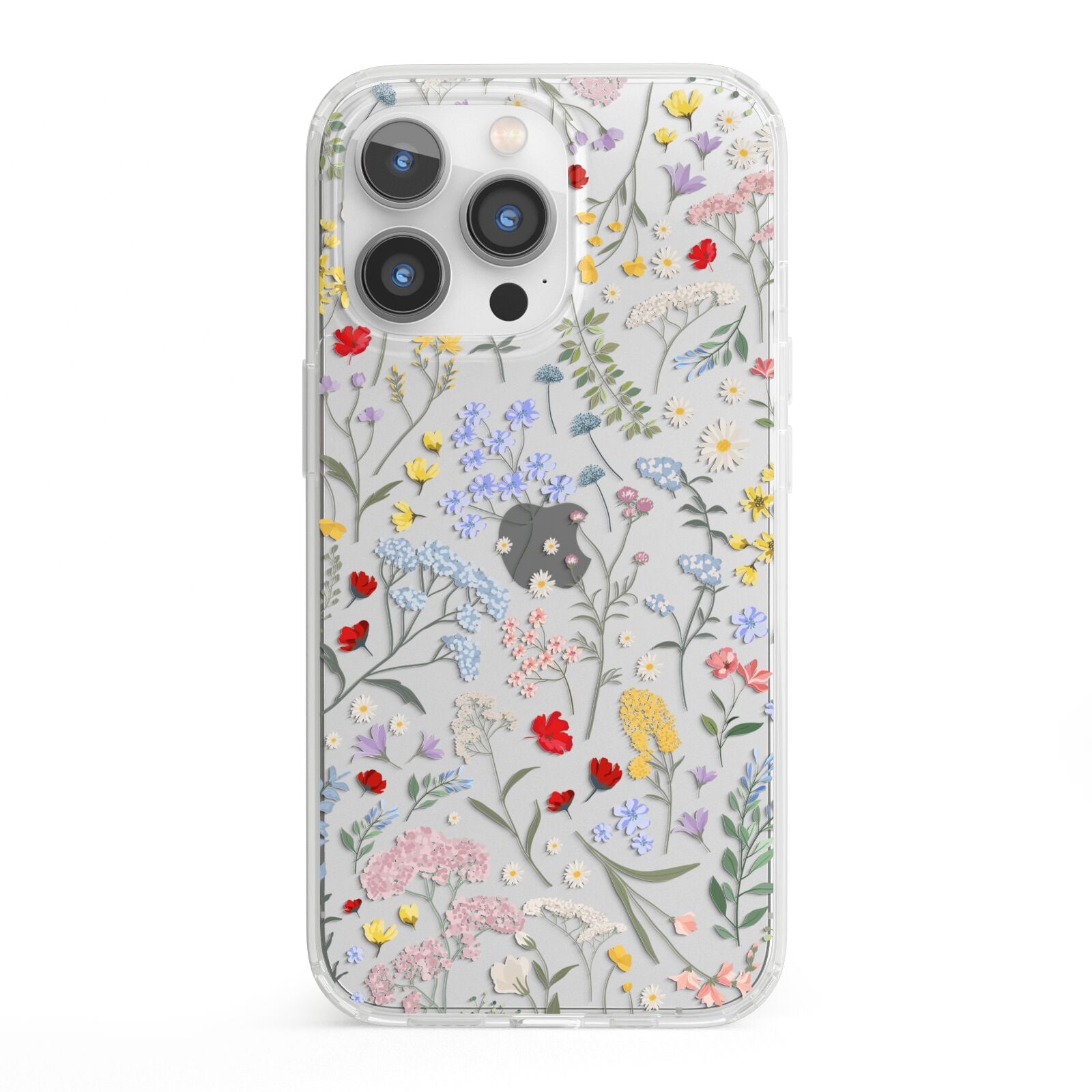 Wild Flowers iPhone 13 Pro Clear Bumper Case