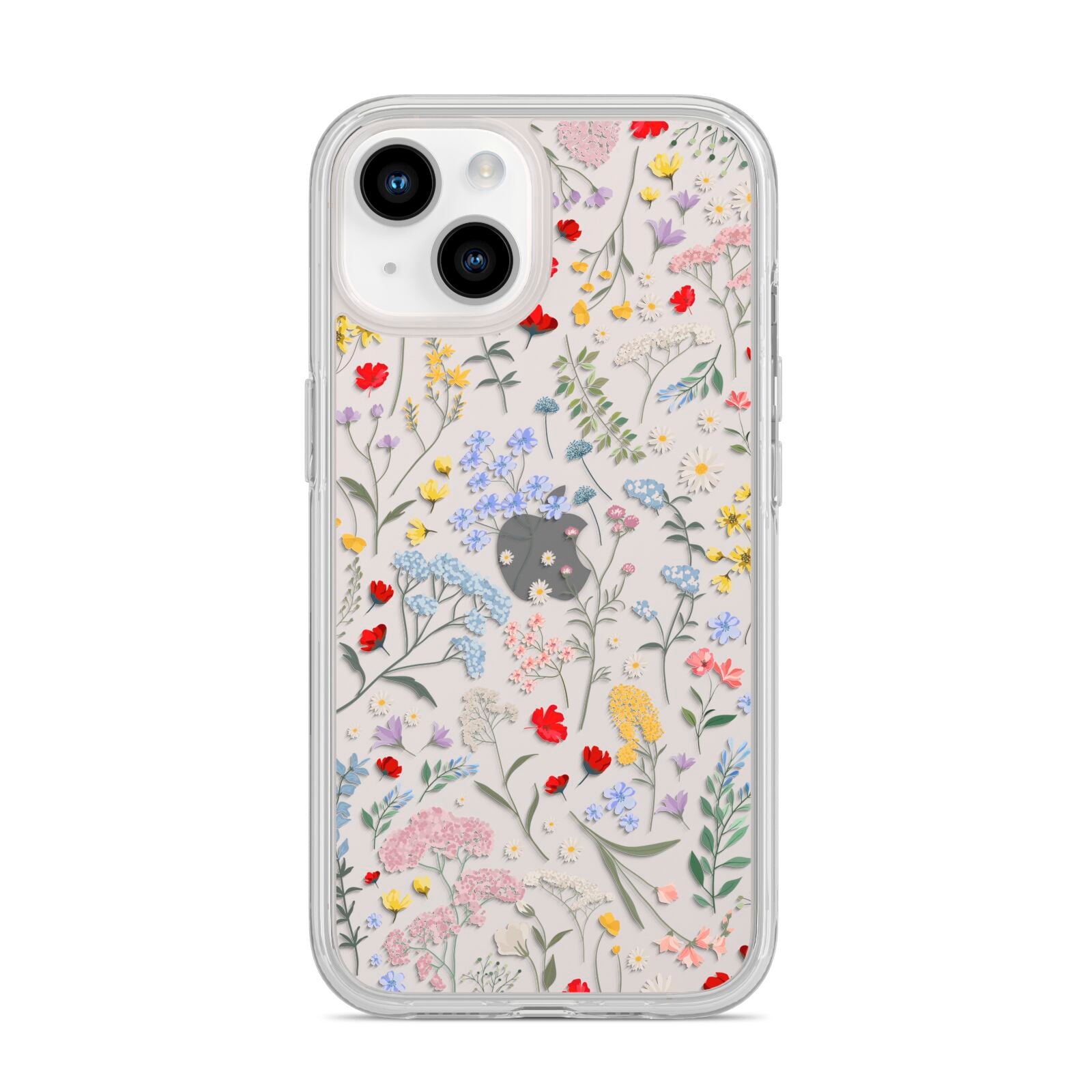 Wild Flowers iPhone 14 Clear Tough Case Starlight