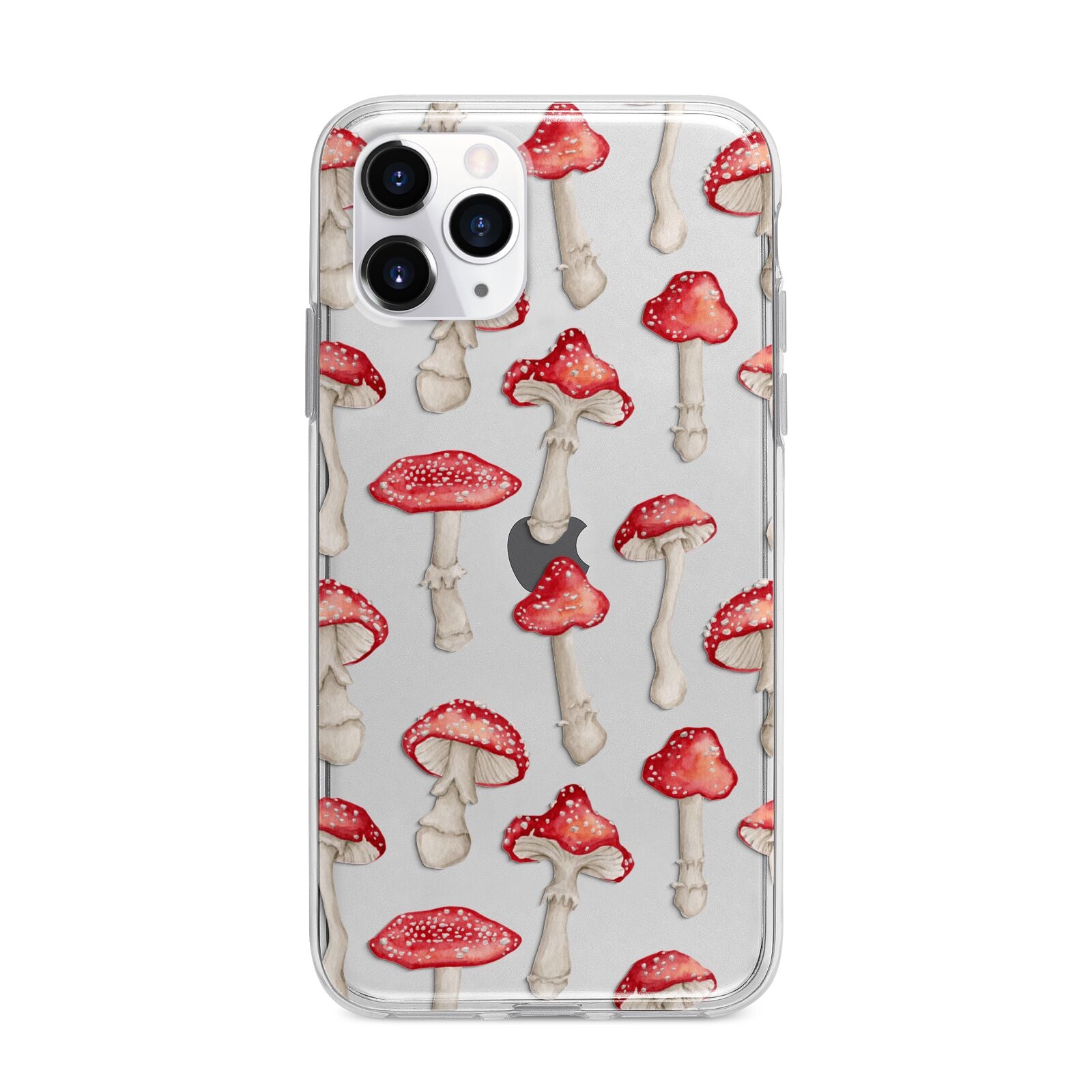 Wild Mushrooms Apple iPhone 11 Pro in Silver with Bumper Case