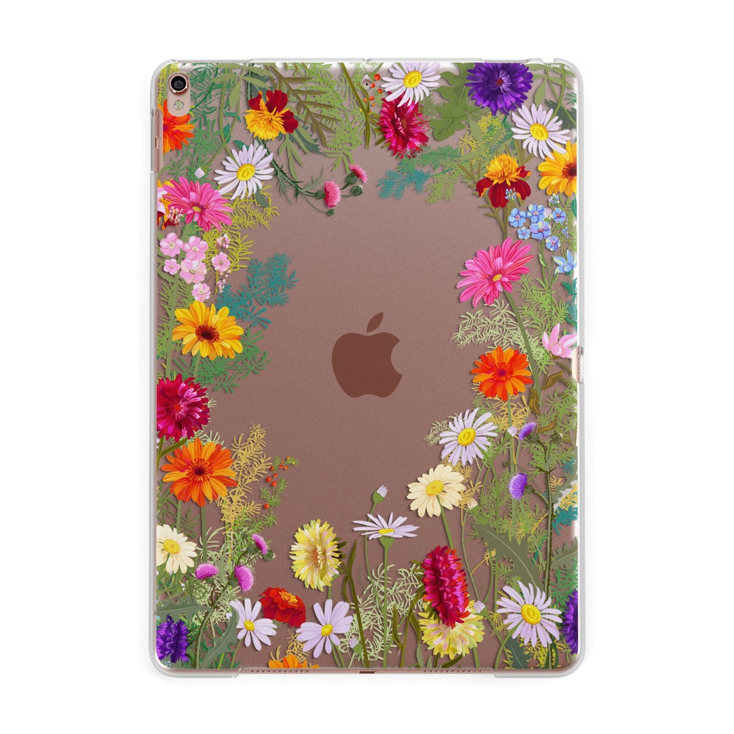 Wildflower Apple iPad Rose Gold Case