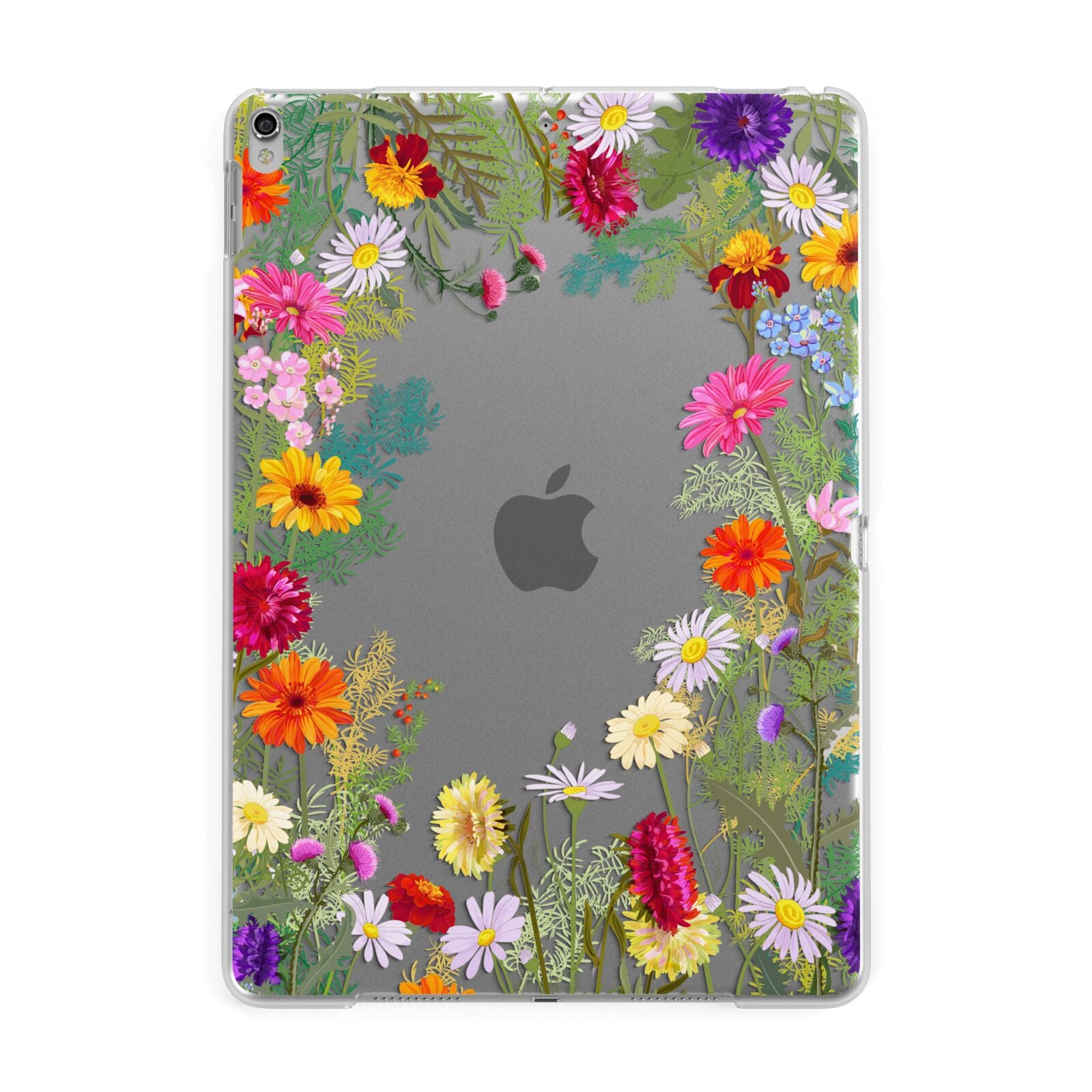 Wildflower Apple iPad Silver Case