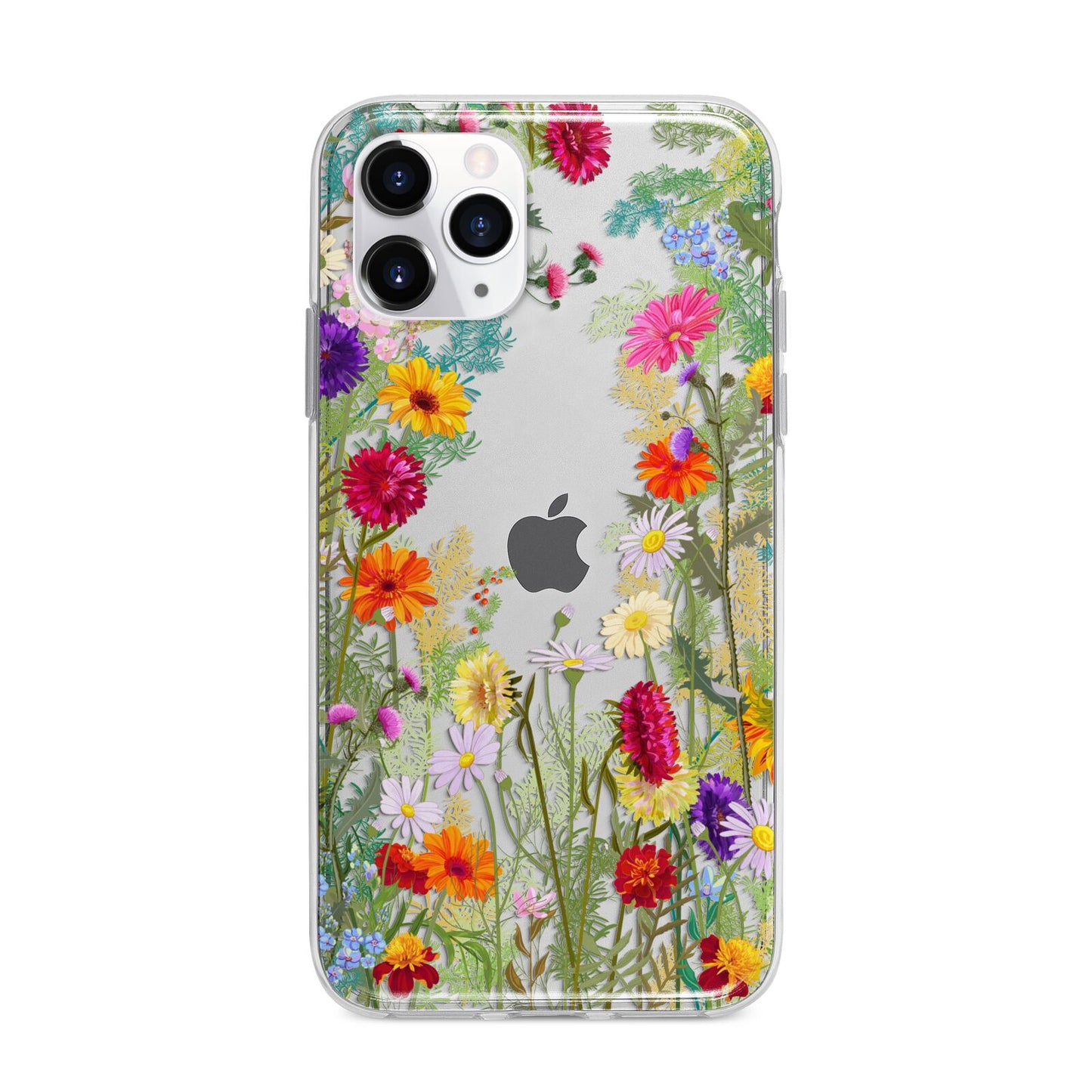 Wildflower Apple iPhone 11 Pro in Silver with Bumper Case