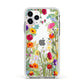 Wildflower Apple iPhone 11 Pro in Silver with White Impact Case