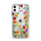 Wildflower Apple iPhone 11 in White with White Impact Case