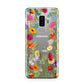Wildflower Samsung Galaxy S9 Plus Case on Silver phone