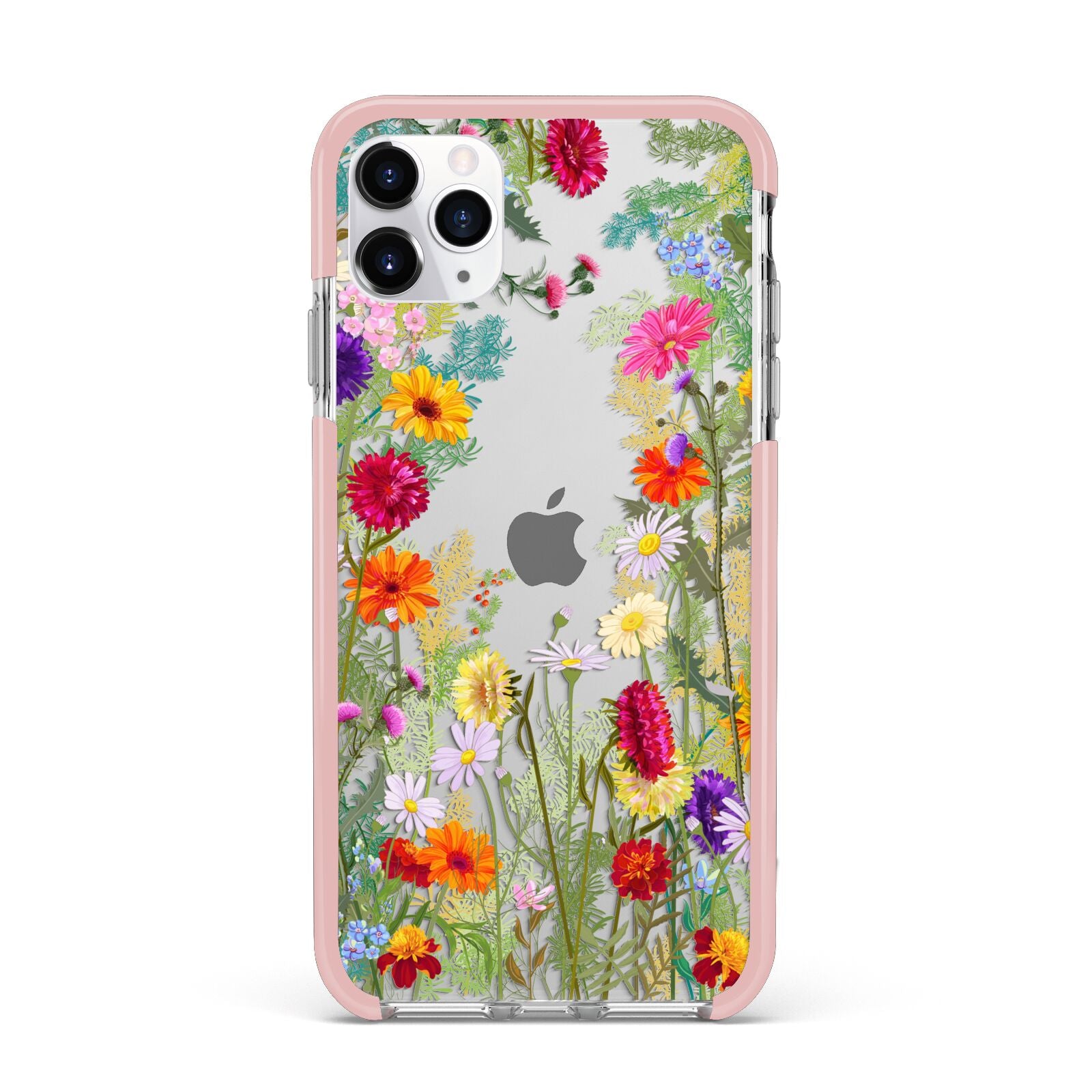 Wildflower iPhone 11 Pro Max Impact Pink Edge Case