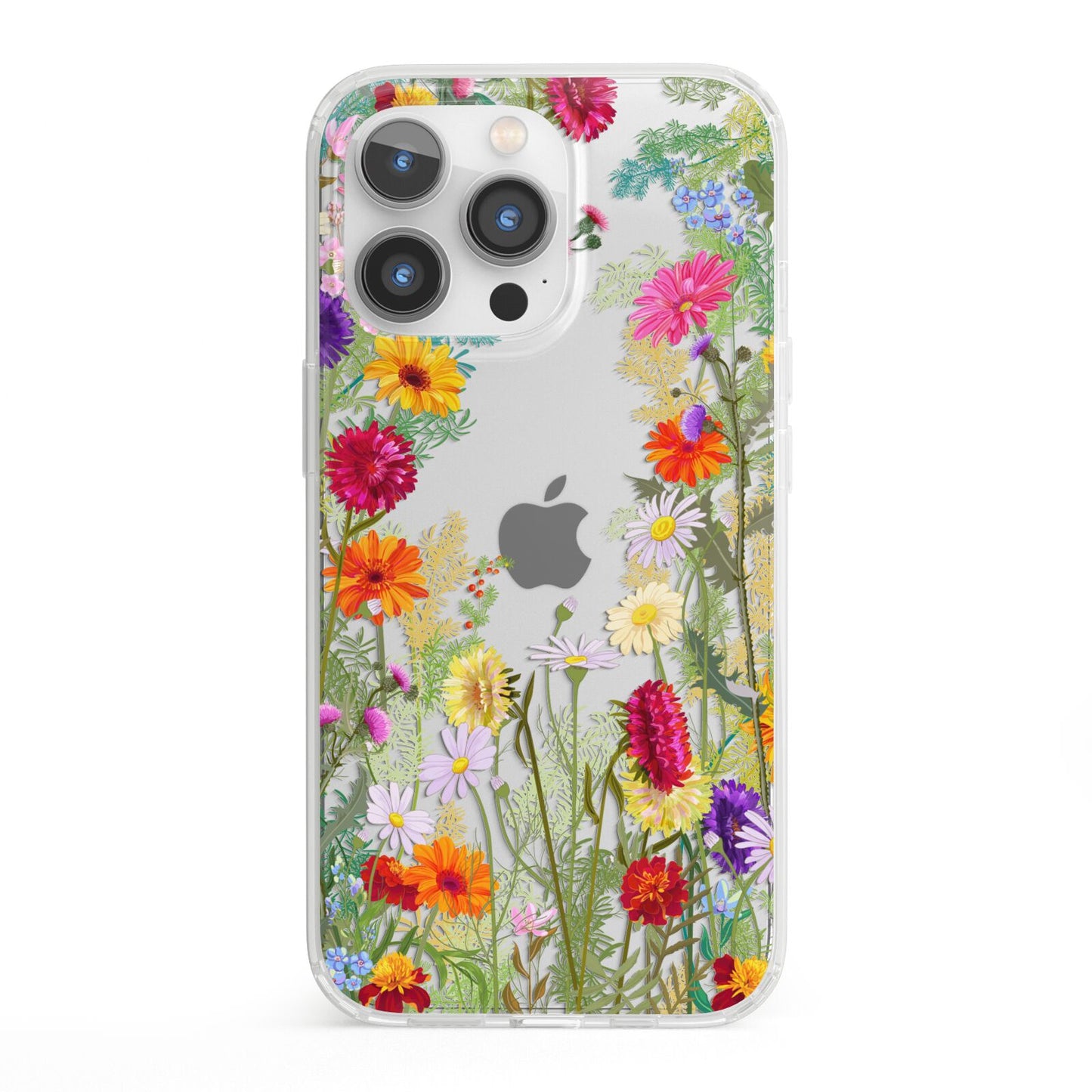 Wildflower iPhone 13 Pro Clear Bumper Case