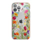 Wildflower iPhone 13 Pro Max TPU Impact Case with Pink Edges