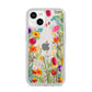 Wildflower iPhone 14 Clear Tough Case Starlight