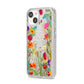 Wildflower iPhone 14 Glitter Tough Case Starlight Angled Image