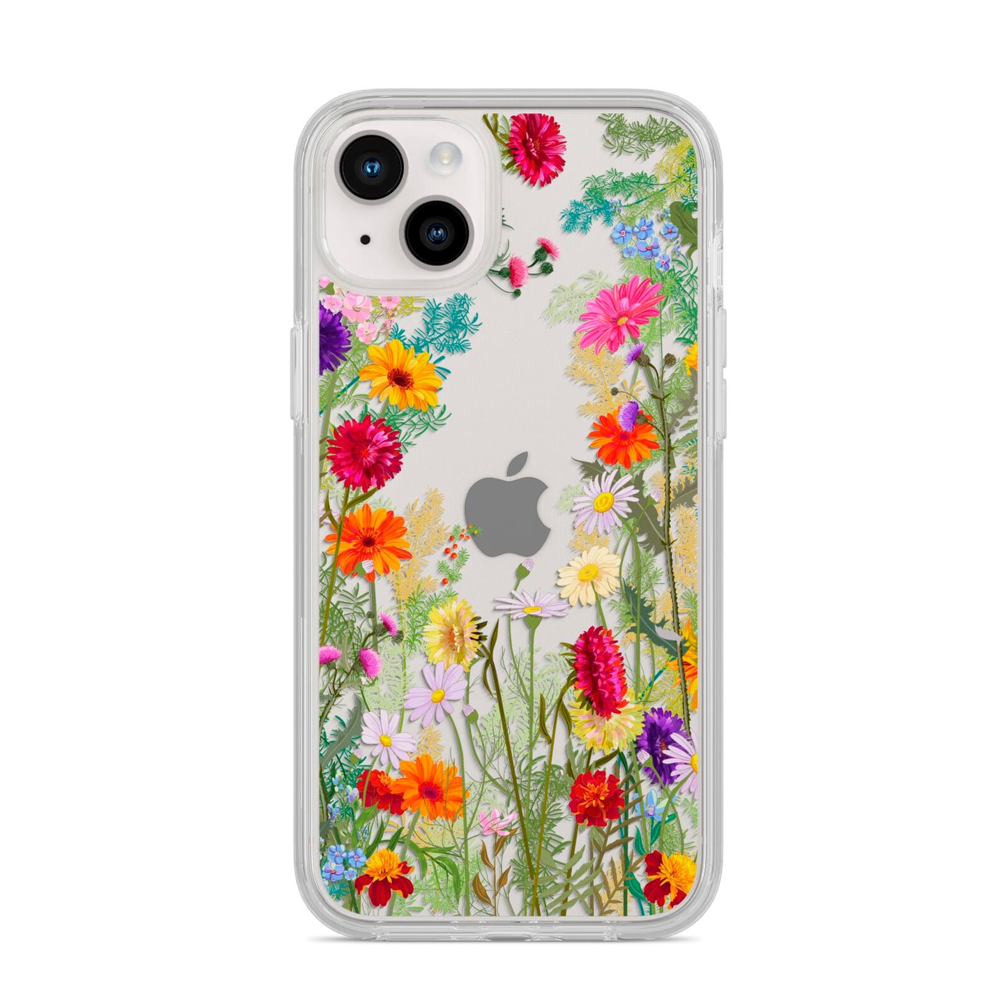 Wildflower iPhone 14 Plus Clear Tough Case Starlight