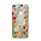 Wildflower iPhone 7 Bumper Case on Silver iPhone