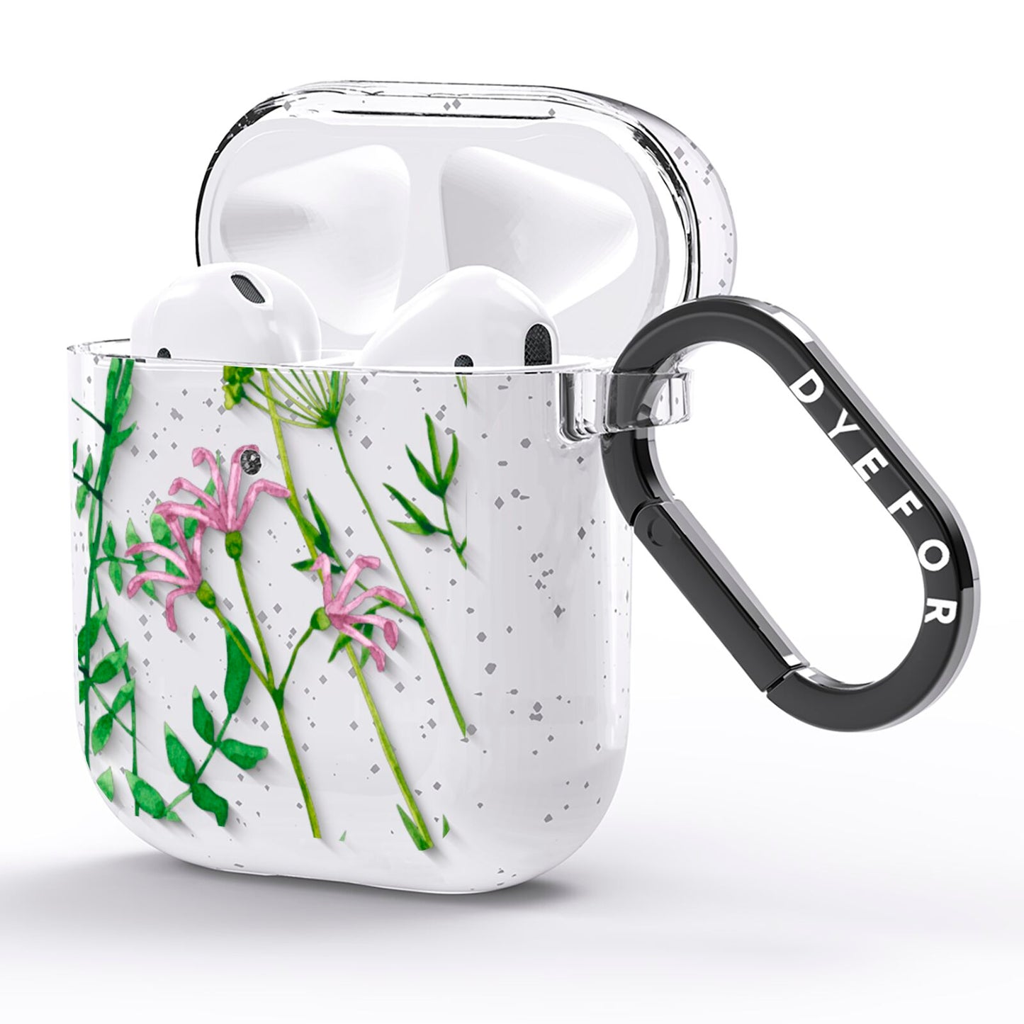 Wildflowers AirPods Glitter Case Side Image