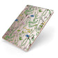 Wildflowers Apple iPad Case on Rose Gold iPad Side View